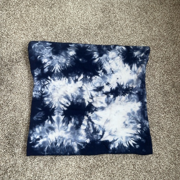 Blue Tie dye tube top with built in bra layer (no padding) - Picture 1 of 2